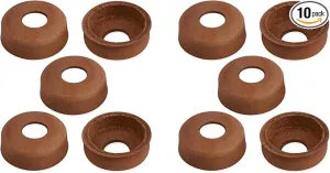 10Pcs Leather Pump Cups Compatible with Coleman lanterns and stoves (Fits for 220 200 242 425 413 236 237)(Replacement part 216-5091)-Leather Pump Cups diameter is approximately 7/8"