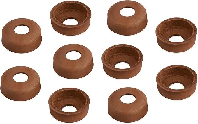 10Pcs Leather Pump Cups Compatible with Coleman lanterns and stoves (Fits for 220 200 242 425 413 236 237)(Replacement part 216-5091)-Leather Pump Cups diameter is approximately 7/8"