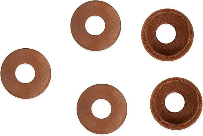 216-5091 Leather Pump Cups Compatible with Coleman lanterns and stoves (Fits for 220 200 242 425 413 236 237)-Leather Pump Cups diameter is approximately 7/8"