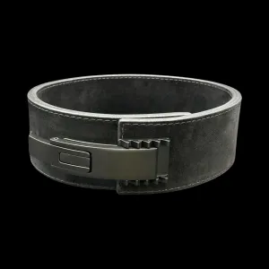 4" 13mm Double Suede Lever Belt w/ Pioneer Embroidered Logo-IN STOCK