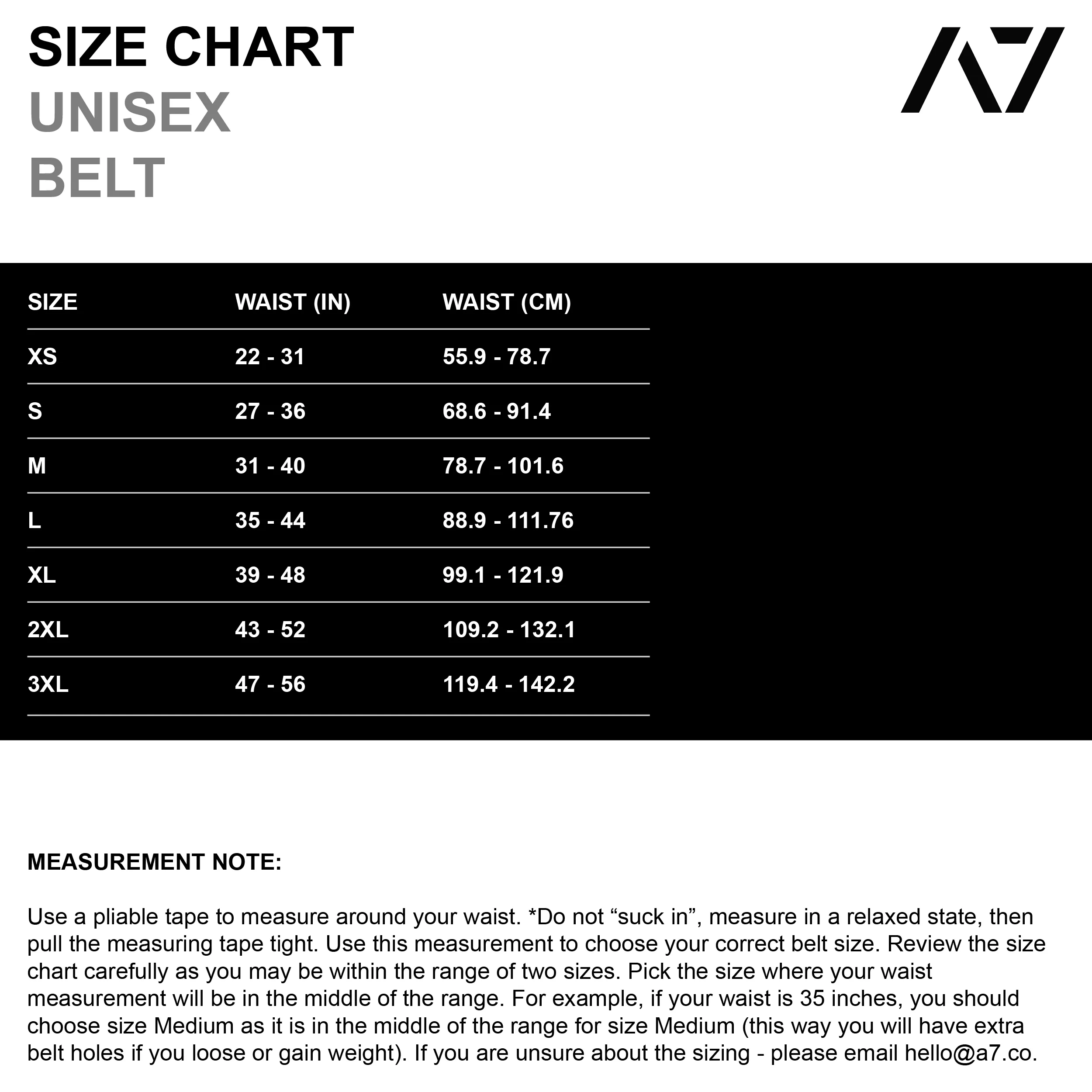 A7 Lever Belt - IPF Approved
