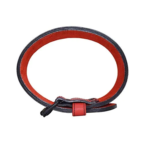 AAYLANS Cow MILD Leather 10MM Powerlifting Belt for Men & Women Lower Back Support for Weightlifting (RED, Medium)