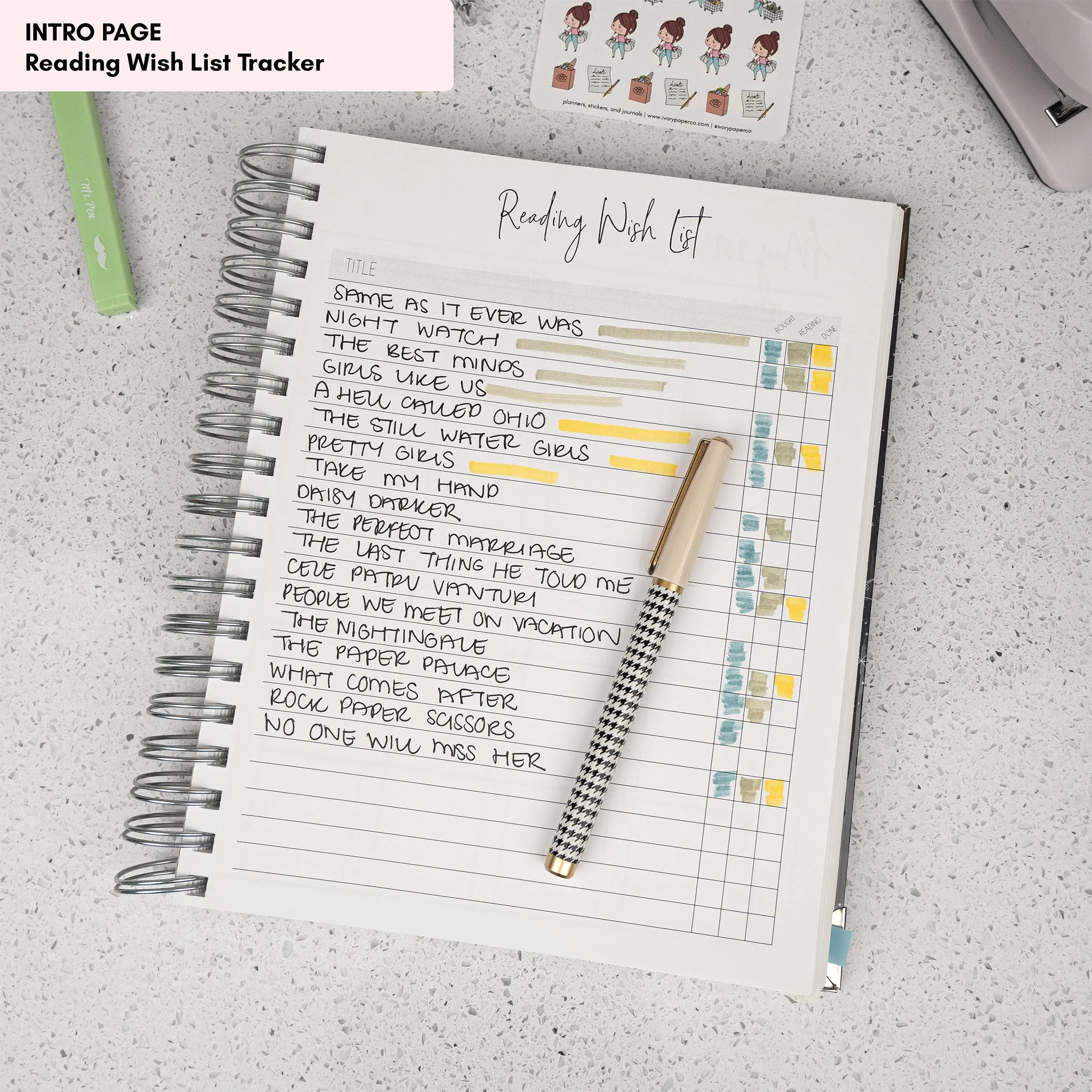 Butterfly Garden | All-In-One Planner (Daily, Weekly & Monthly)