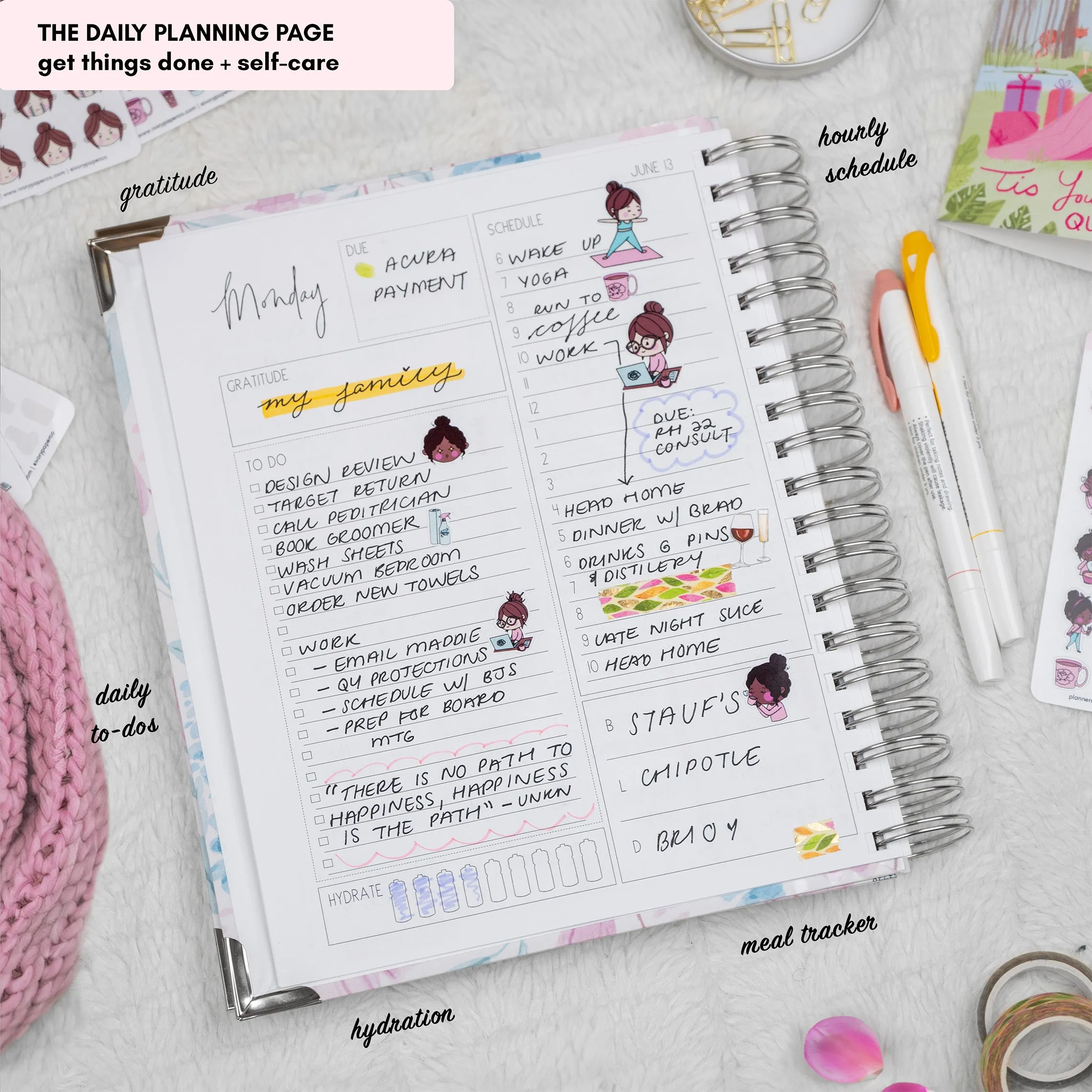 Butterfly Garden | All-In-One Planner (Daily, Weekly & Monthly)