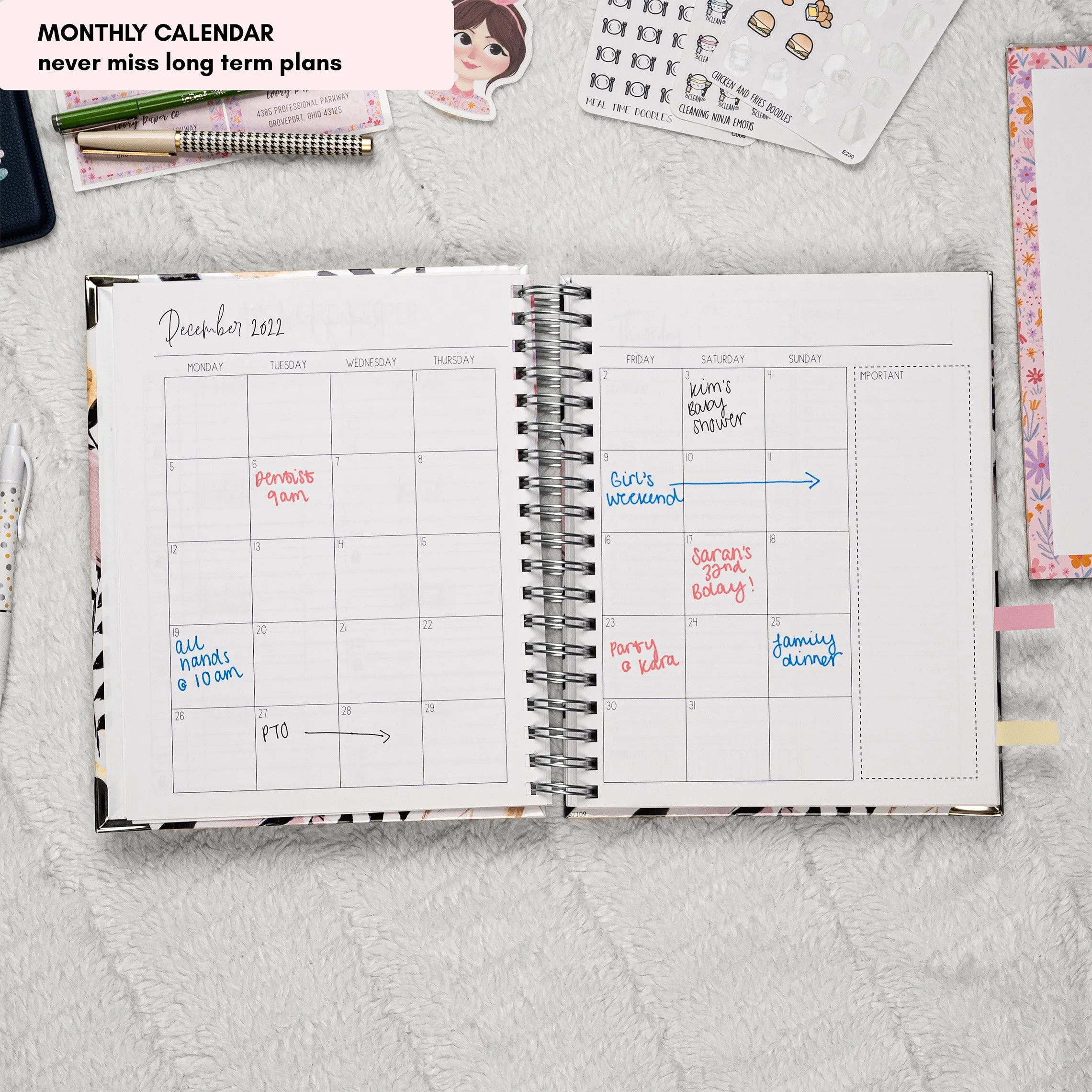 Butterfly Garden | All-In-One Planner (Daily, Weekly & Monthly)
