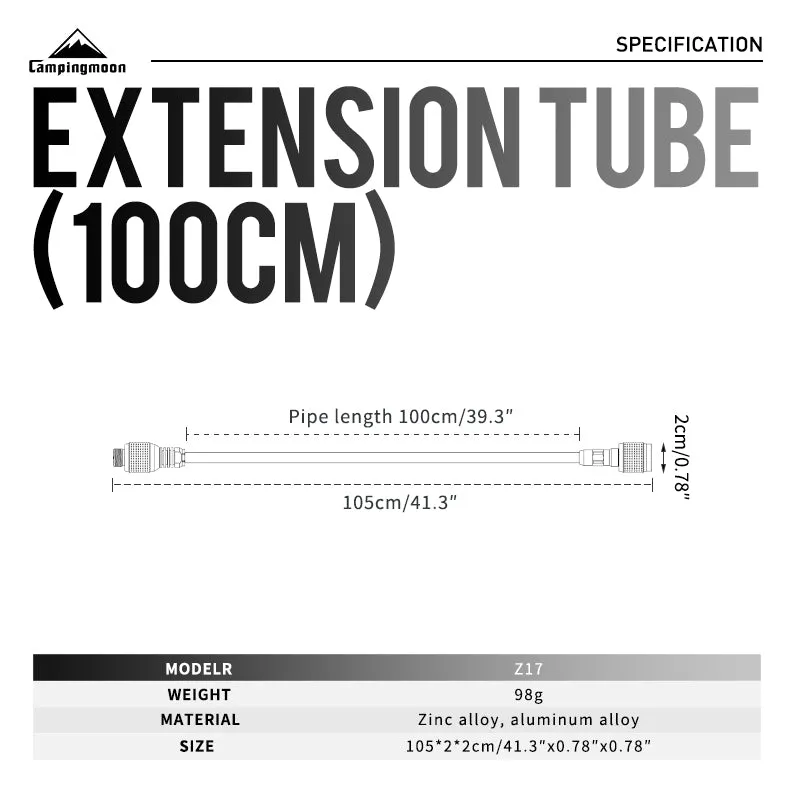 CampingMoon Gas Hose 42in Z17