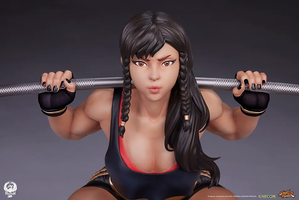 Chun-Li Powerlifting (Battle) 1/4 Scale Statue