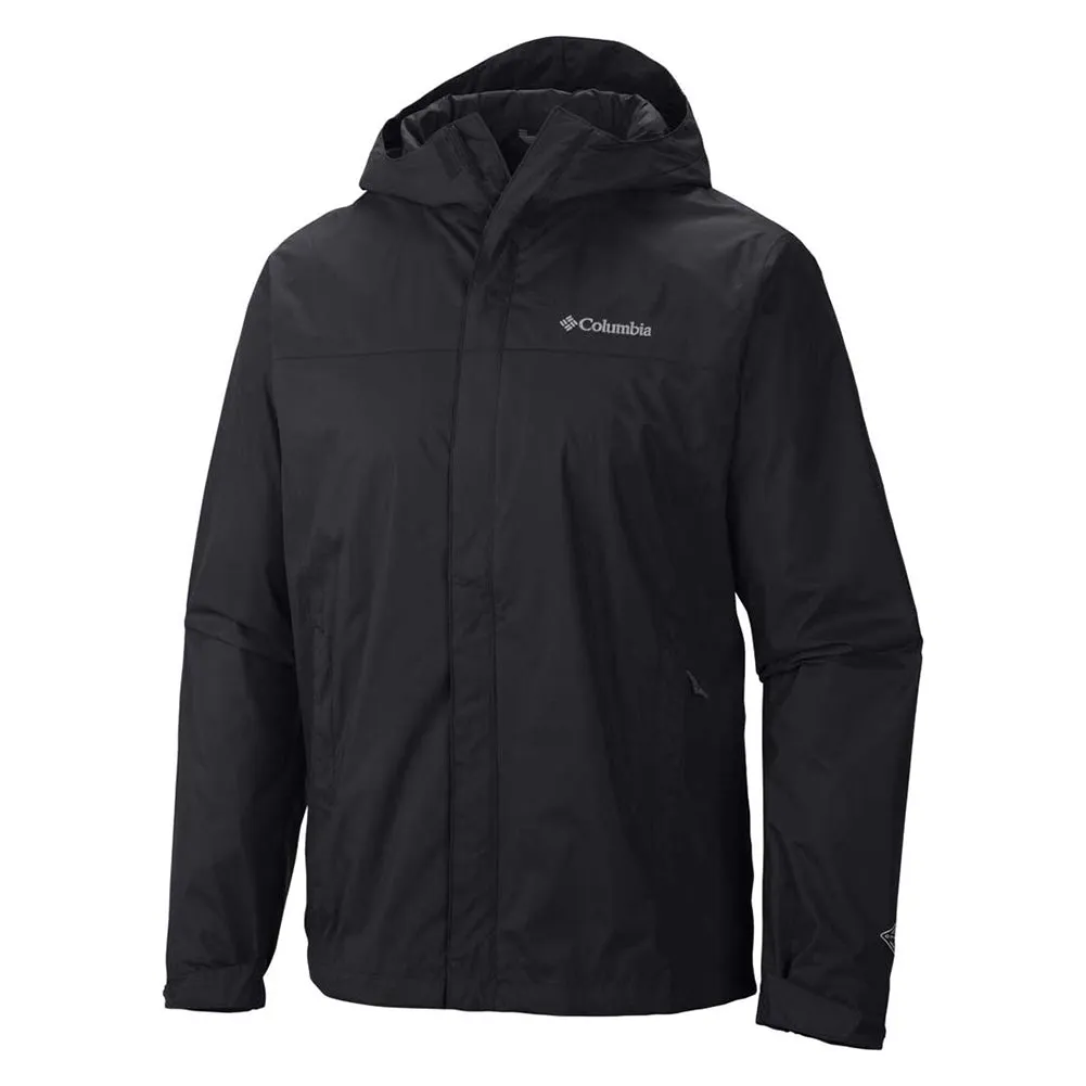 Columbia Men's Zip Up Watertight II Packable Hooded Rain Jacket
