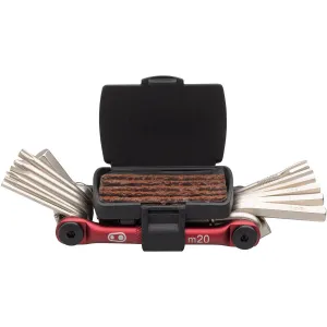 Crank Brothers m20 Multi-Tool - Matte Black/Red