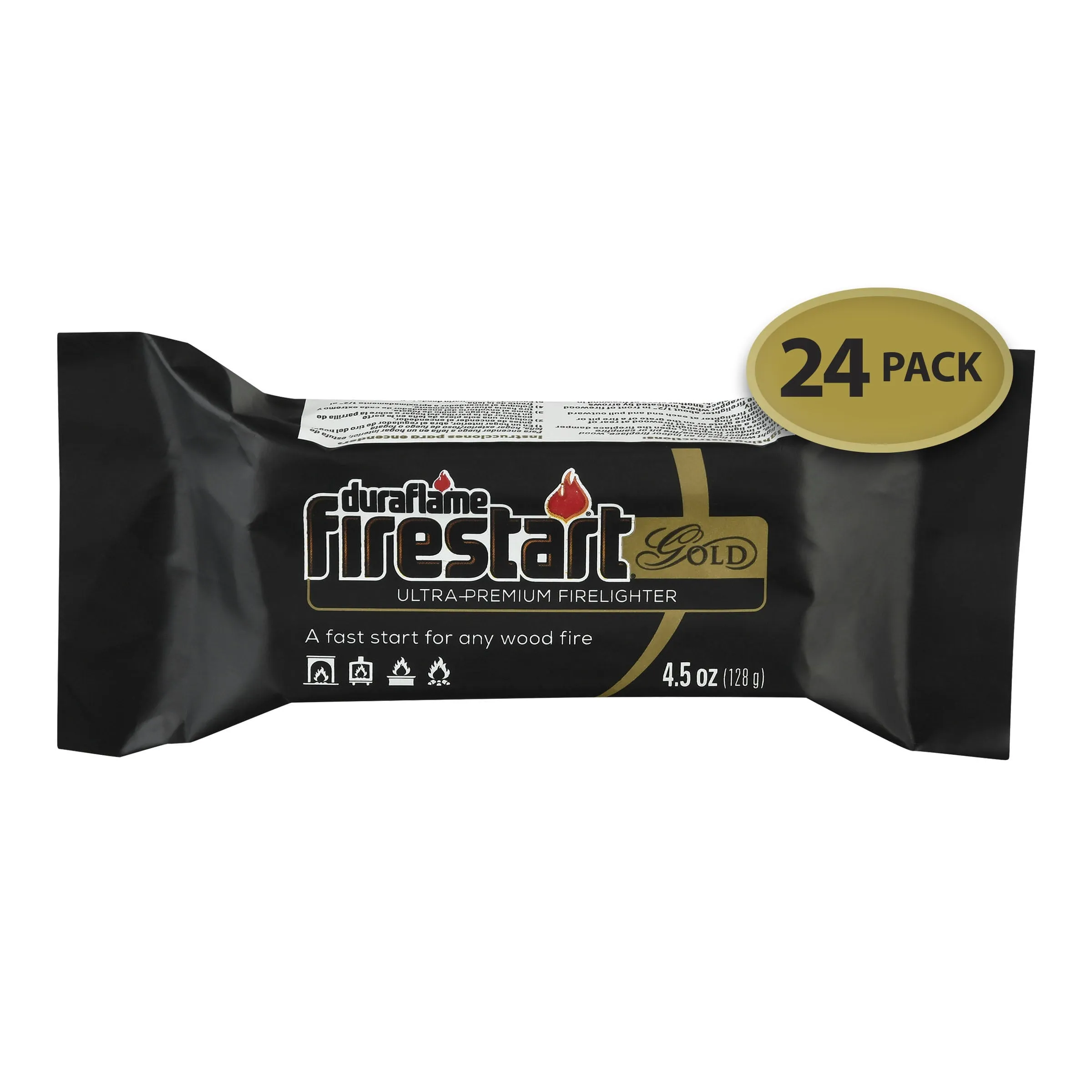 Duraflame Firestart Gold Ultra Premium 4.5oz Fire Starters 24-Pk