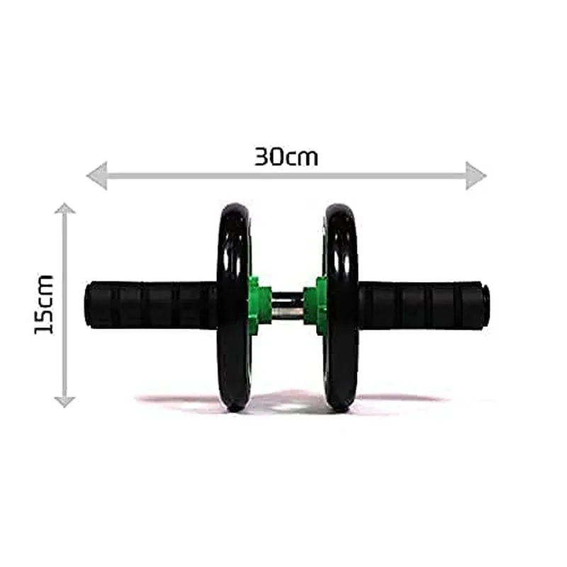 Fitfix Abs Roller Exerciser for Abdominal Exercise Includes Knee Mat & Steel Handle for Grown Up