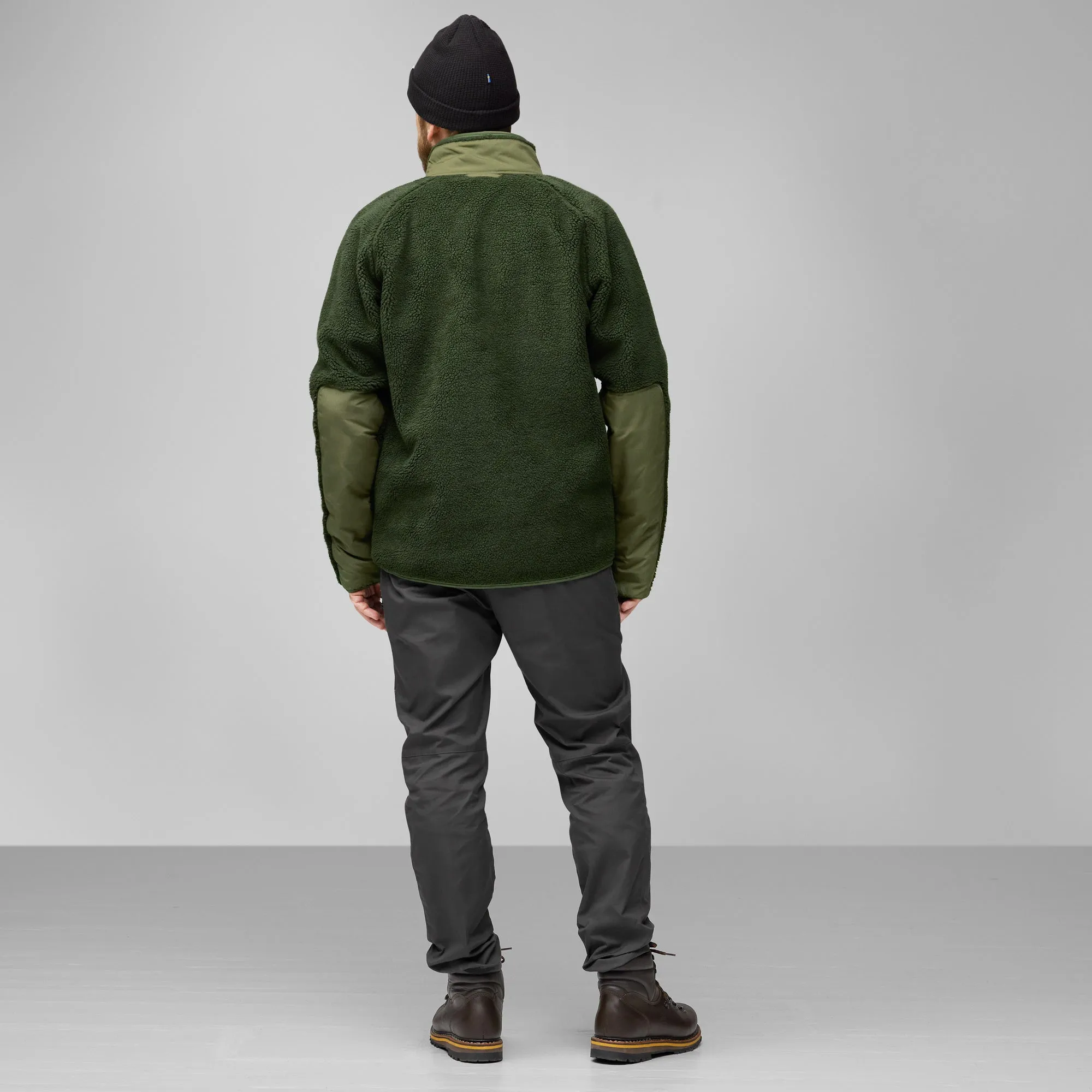 Fjällräven - Vardag Pile Jacket -Deep Forest/Laurel Green