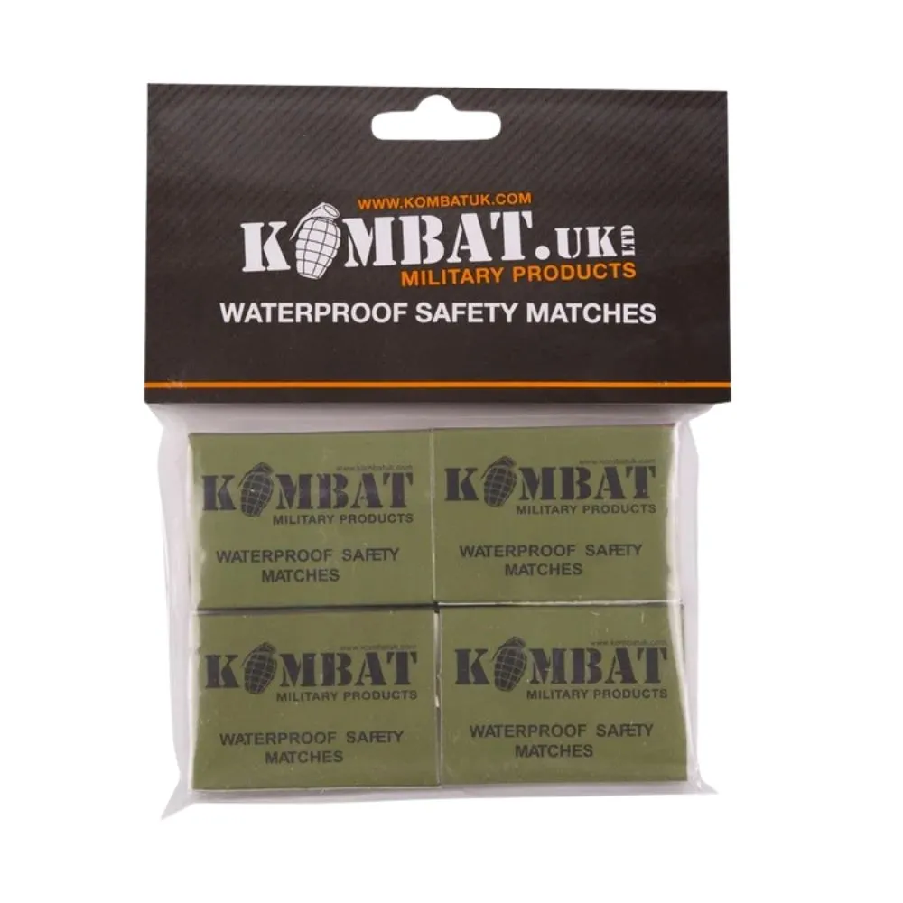 Kombat | Waterproof Matches (Pack of Four)