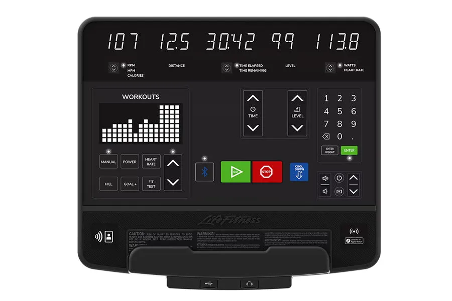 Life Fitness Club Series   (Plus) Recumbent Lifecycle Bike (DEMO) (🌱 SPRING SALE)