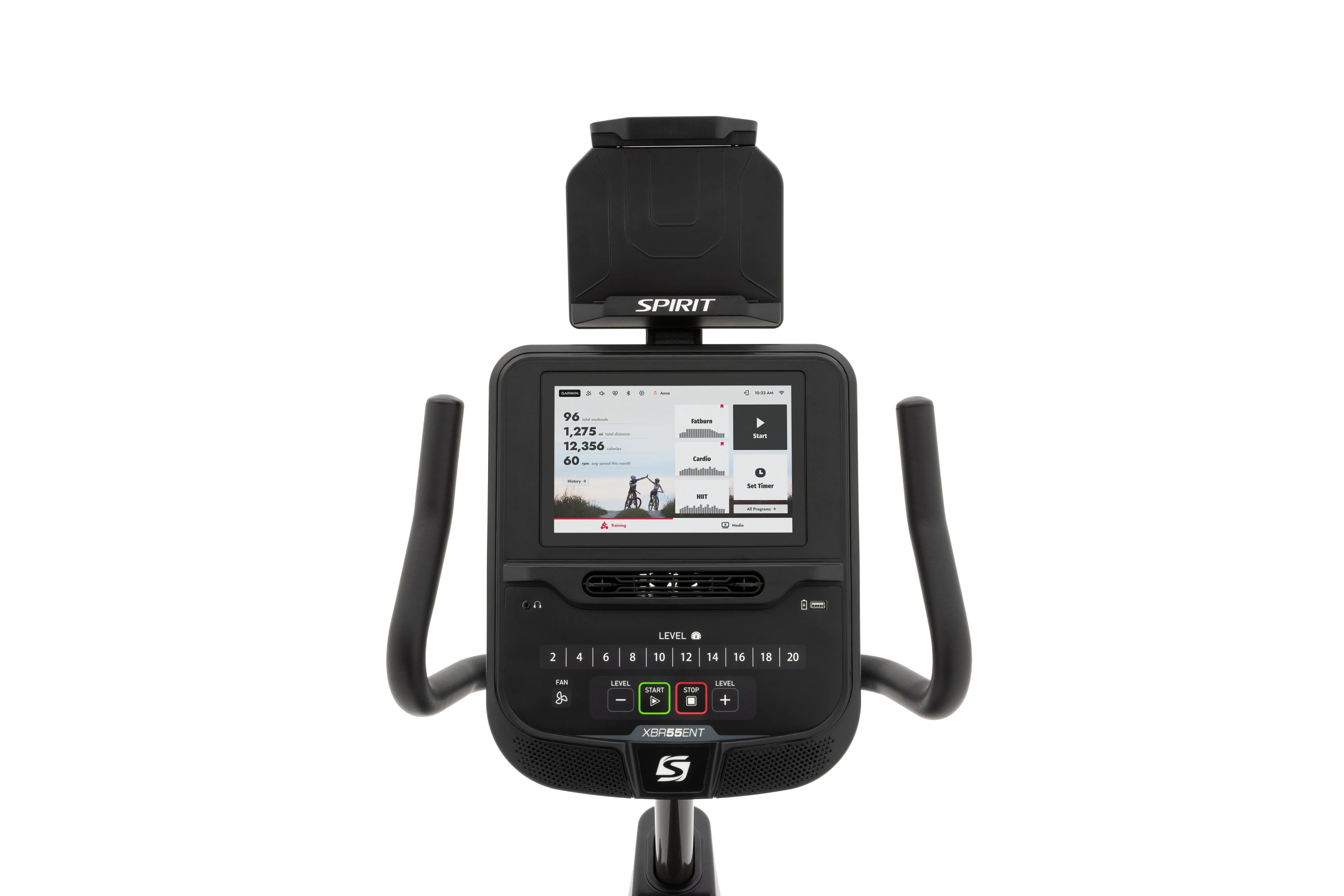 NEW Spirit XBR55 ENT Recumbent Exercise Bike