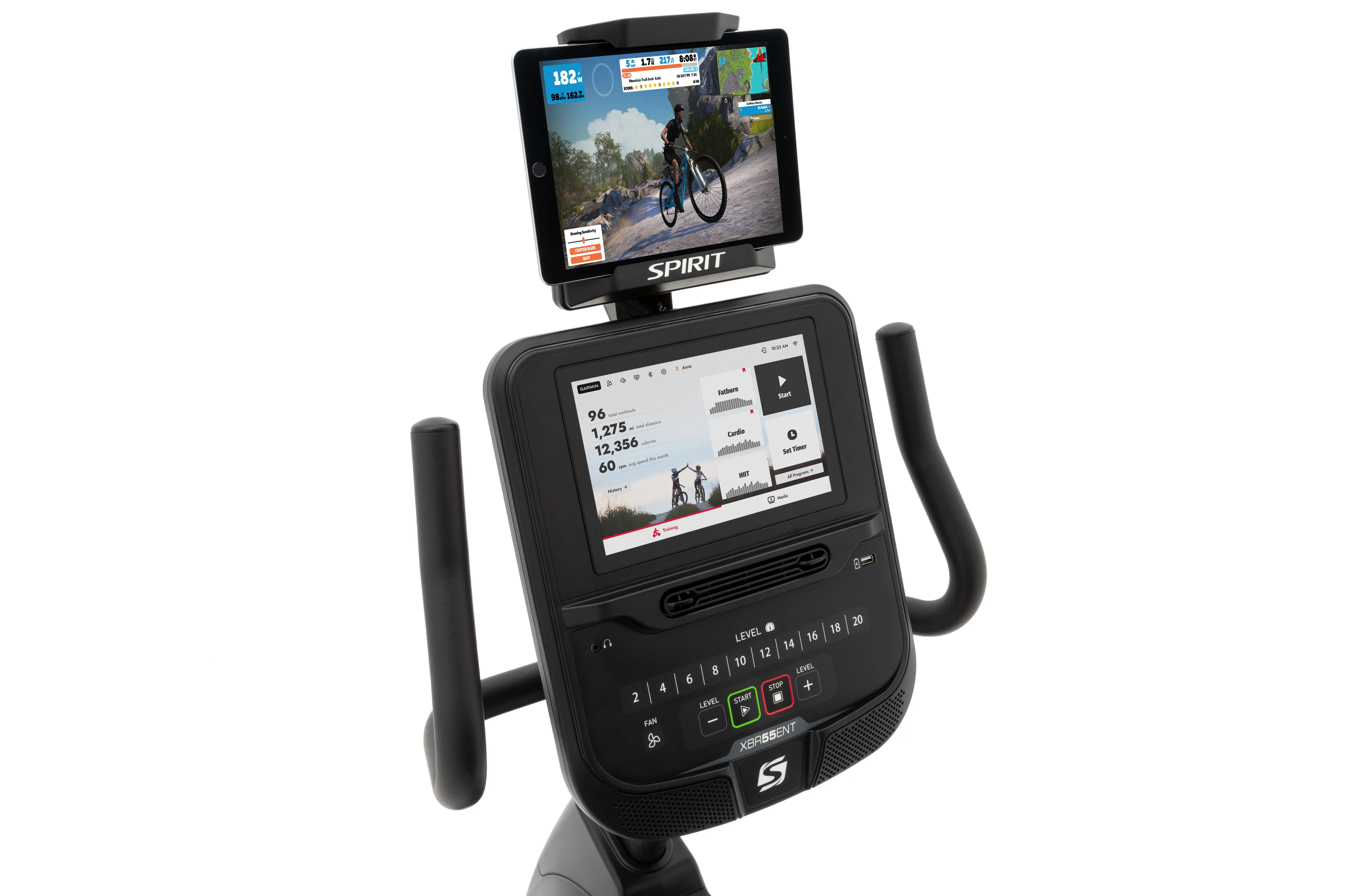 NEW Spirit XBR55 ENT Recumbent Exercise Bike