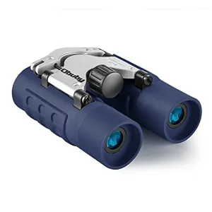 Obuby Real Binoculars for Kids Gifts for 3-12 Years Boys Girls 8x21 High-Resolution Optics Mini Compact Binocular Toys Shockproof Folding Small Telescope for Bird Watching,Travel, Camping, Navy Blue