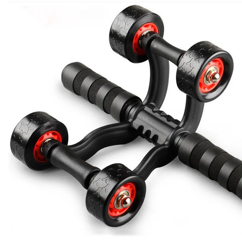 Perfect Power fitness Multifunctional Fitness Equipment Product 4 Wheel Exercise AB Wheel(10 Pack)