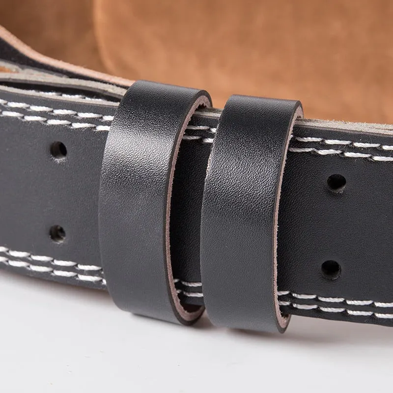 Power Training cinturon Lever Leather Buckle Heavy lift Weightlifting Weight Powerlifting Gym Lifting Belt(Bulk 3 Sets)