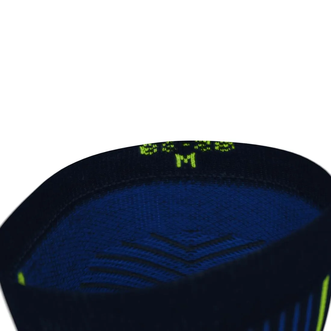 RUNNING COMPRESSION SOCKS - NAVY BLUE/YELLOW