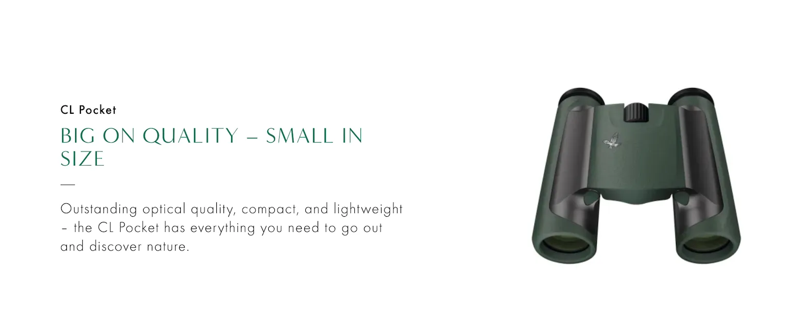 Swarovski CL Pocket 8 x 25 Binoculars