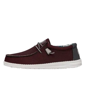 Wally Sox Triple Needle Shoes in Karanda Red