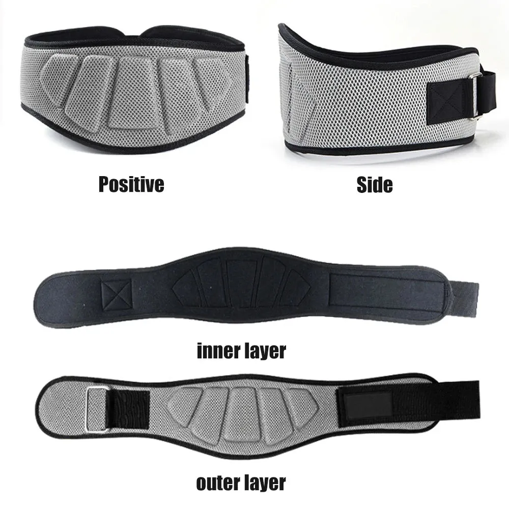 Weight Lifting Waist Back Belts for Sports Fitness Gym Workout Lumbar Back Support, Powerlifting, Strength Training, Squat, Weightlifting