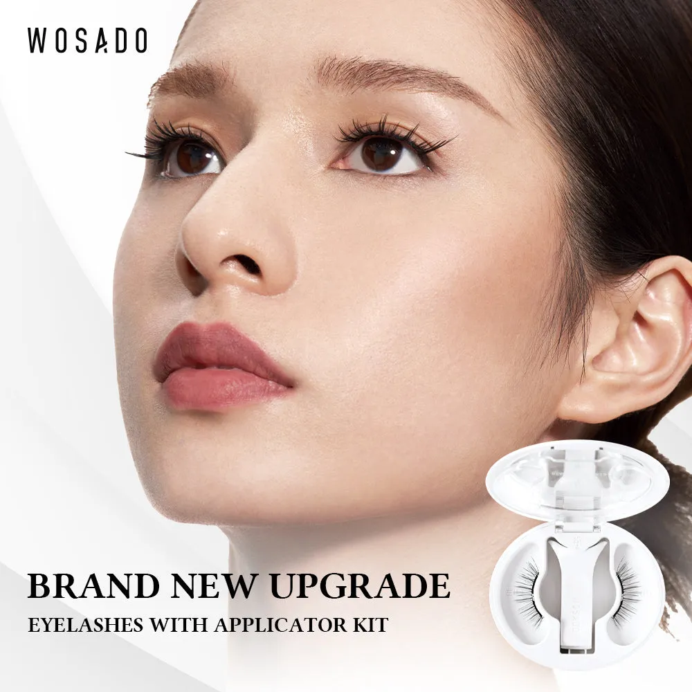 WOSADO® NO.9 Plume Black Soft Magnetic Eyelashes – Upgraded All-in-One Box